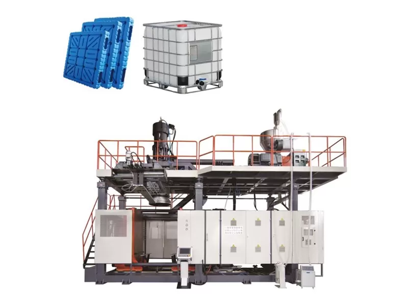 2000ltr Blow Molding Extrusion Machine For Double Face Pallet