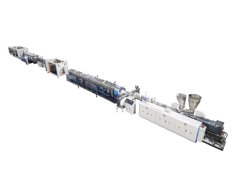 400mm PVC-O Plastic Pipe Extrusion Line Biaxial Stretching PVC Pipe Extruder Machines