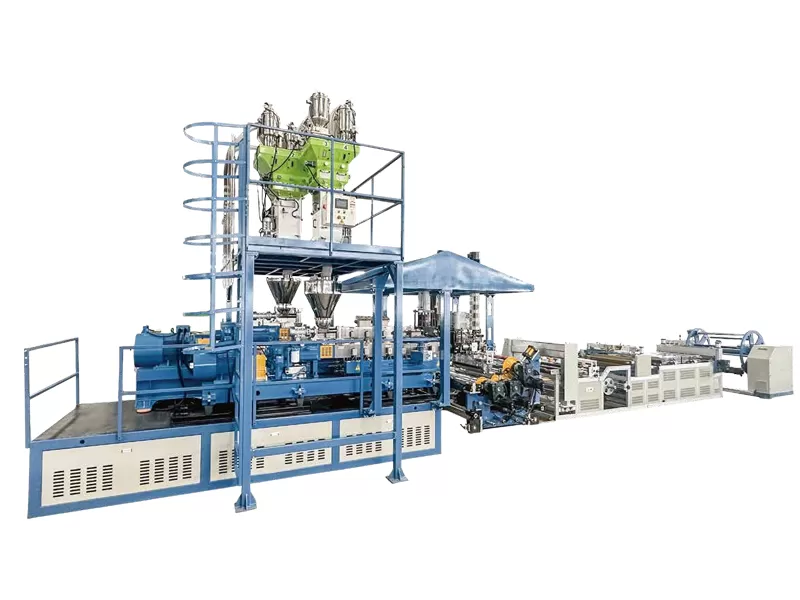 APET PETG CPET RPET Sheet Twin Screw Extruder Production Line