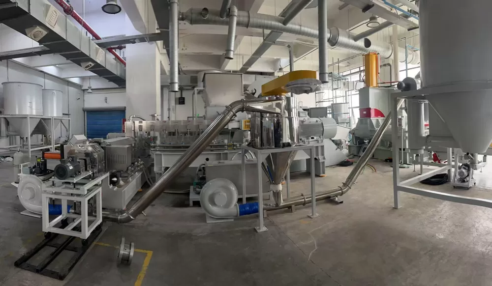 Colombia HFFR Cable Material Compounding Production Line Colombia HFFR Cable Material Compounding Production Line