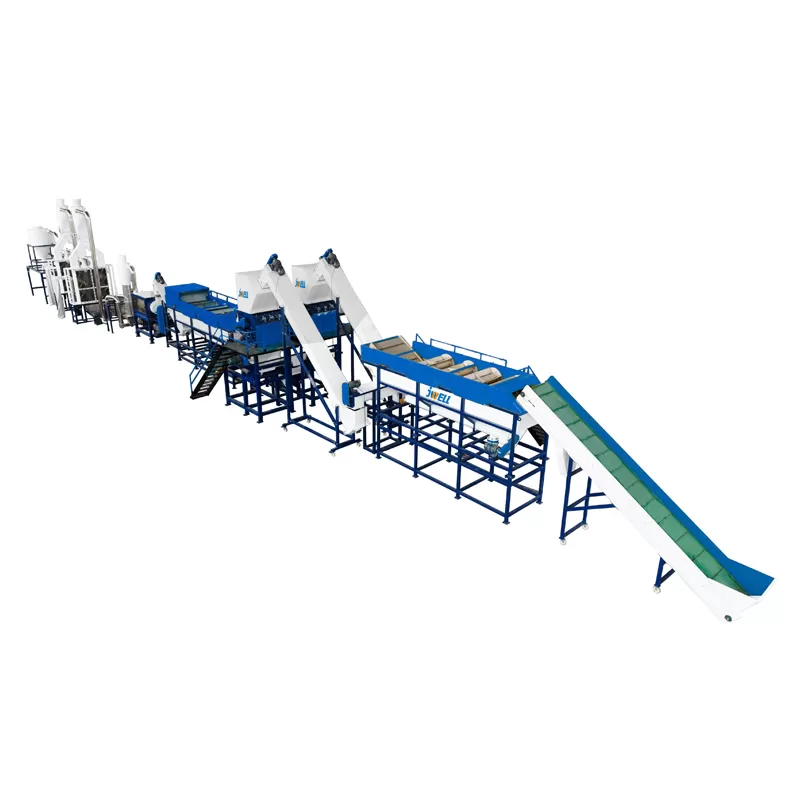 Hard Rigid Waste Plastic Recycled Water Crushing and Washing Line