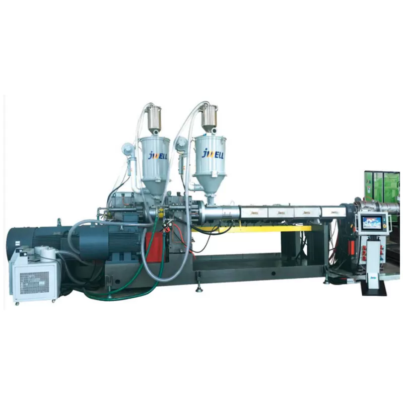 horizontal double wall corrugated pipe extrusion line of price