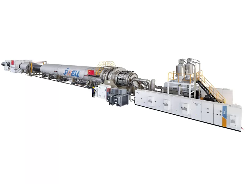 Multi-layer Single layer HDPE Water Supply Pipe/Gas Pipe Energy-Saving And High Speed Extrusion Line