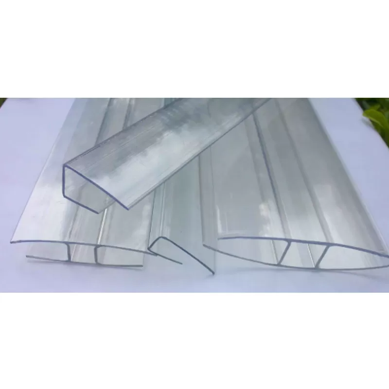 PC Polycarbonate Hollow Roof Connector Plastic Profile Extrusion Line