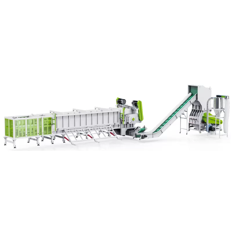 Plastic Solid Pipe Shredder & Crusher Unit Machine