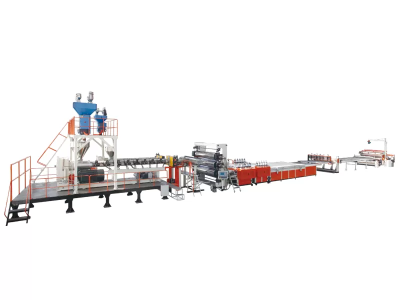 PP, PE, ABS, PVC, PVDF Thick Plate Extrusion Line