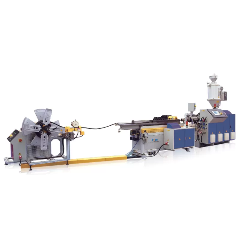 PP PE PA PVC Single Wall Double Wall Corrugated Pipe Extrusion Line
