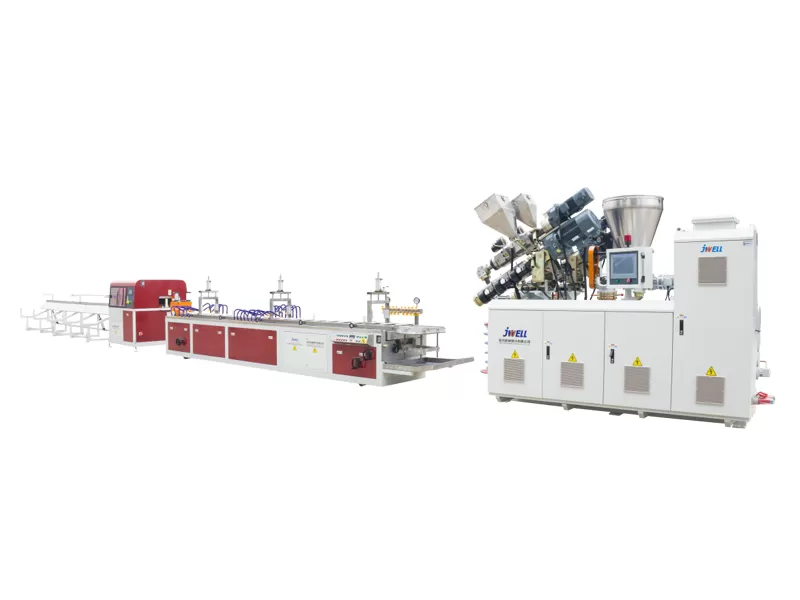 PP PE Wood Plastic WPC Decking Floor Extrusion Line