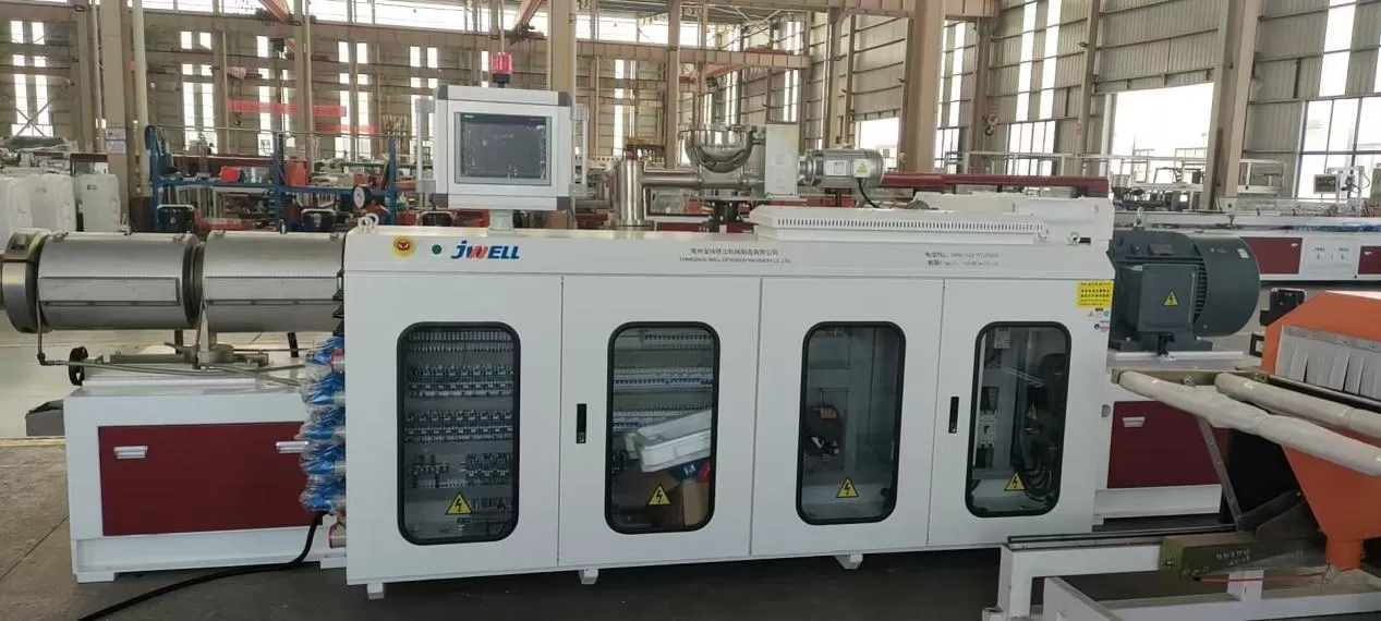 Description of PS Polystyrene Plastic Foam Extrusion Line for Corner Profile and Foam Board