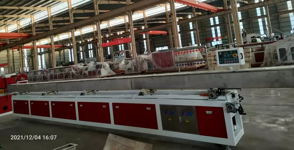 Description of PS Polystyrene Plastic Foam Extrusion Line for Corner Profile and Foam Board