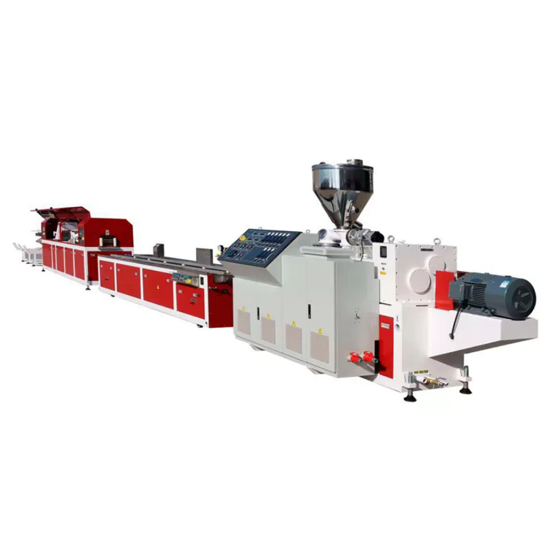 pvc plastic rain gutter extrusion line china