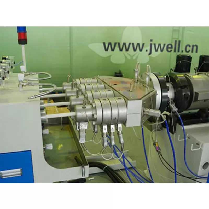 PVC Two Cavity Four Cavity Plastic Pipe Extrusion Line