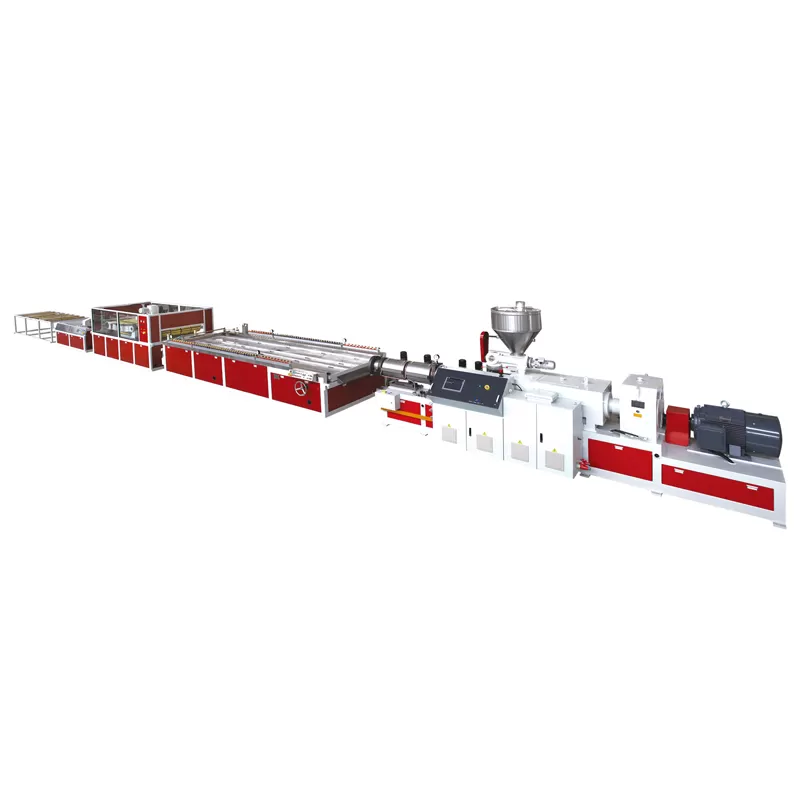 PVC WPC Hollow Plastic Door Panel Extrusion Line