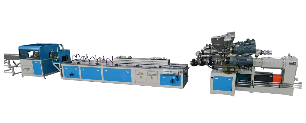 Spain PE PP Wood Plastic Composite Deck Floor Extrusion Machines