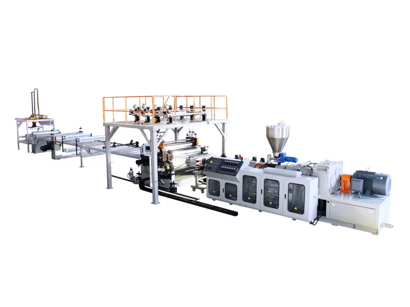 SPC Plastic Floor Tile Extrusion Line
