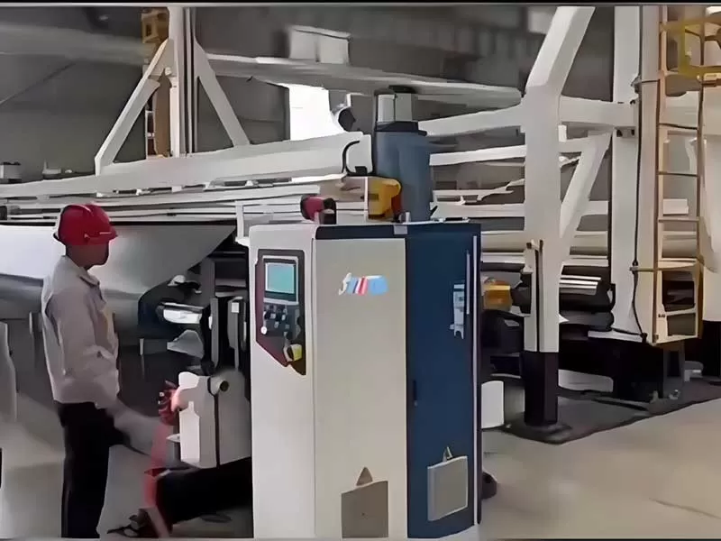 TPO PVC EVA PE Plastic Waterproof and Geomembrane Film Extrusion Machine