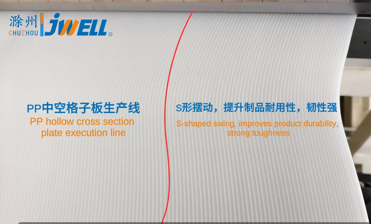 Turkish PP Hollow Sheet Extrusion Production Line